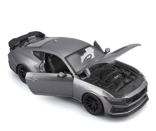 Машинка іграшкова 2024 Ford Mustang Darkhorse масштаб 1:24 сірий маталік 305845 фото