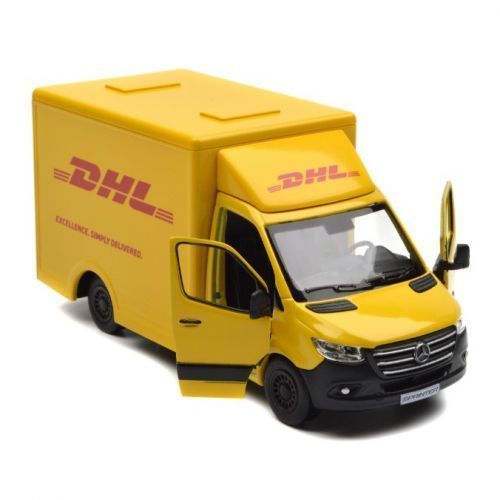 Модель легкова MERCEDES-BENZ Sprinter (DHL Edition 5ʼʼ KT5475W метал.інерц.відкр.дв.кор) 302093 фото